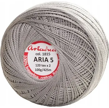 Příze Háčkovací Příze ARIA 5 béžovošedá 1815 425m balení 6 ks