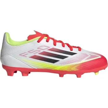 Fotbal Dětské kopačky adidas F50 LEAGUE FG/MG J 33 Bílá, Červená, Mix