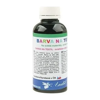 Speciální výtvarná barva Barva na textil, na světlé materiály 50g 12. ČERNÁ