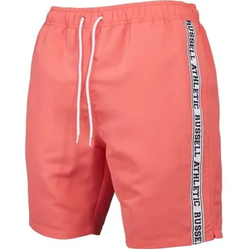 Pánské šortky Russell Athletic SHORT M XL Oranžová, Bílá