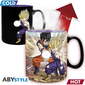 Hrnek měnící se teplem - Gohan Cell DRAGON BALL 460ml