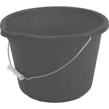 kbelík Šedý plastový kbelík Simi 12 l JOTTA 229008