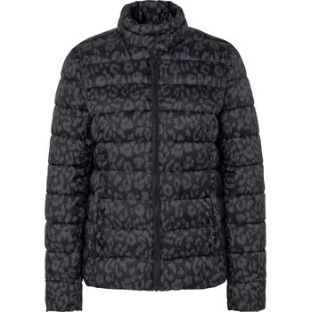 Dámská bunda 725677 - Tchibo - Prošívaná bunda - pro ženy - vel. 48 - barva: černá/s potiskem