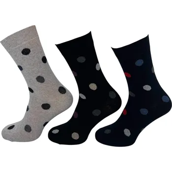 Dámské ponožky Dámské vysoké ponožky 5x vícebarevné 02 Barva: Šedá, Velikost: 39-42