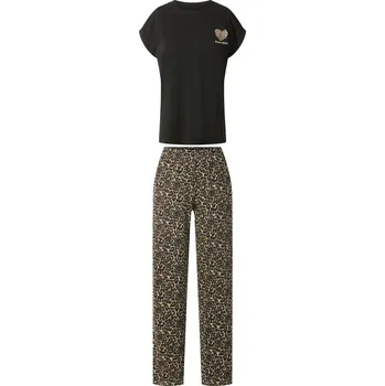 Dámské noční prádlo esmara® Dámské pyžamo (černá, S (36/38))