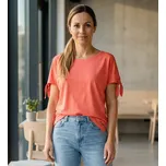 Dámské triko s krátkým rukávem ALTISPORT NIALA LTSR671 ORANŽOVÁ S