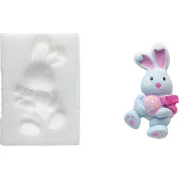 Nádoba na pečení Silikomart Velikonoční silikonová forma zajíc s vejcem