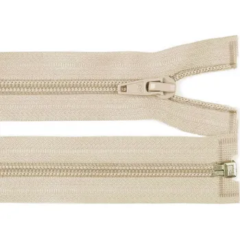 Zip Spirálový zip No 5 délka 85 cm bundový POL, malé, 307 krémová