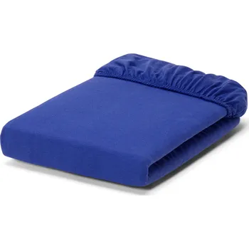 Prostěradlo 723858 - Tchibo - Žerzejové napínací prostěradlo - barva: modrá