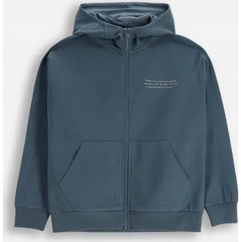 Chlapecká mikina Dětská Rozepínací Mikina Chlapecká Šedá s Kapuce Velikost 146 Coccodrillo ZC5