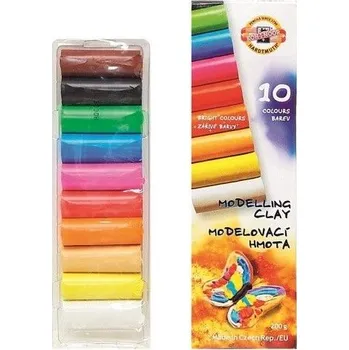 Modelovací hmota Školní modelovací hmota 10 barev MOTÝL, KOH-I-NOOR