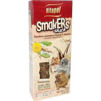 Krmivo pro hlodavce VITAPOL Pamlsek Smakers s jogurtem a pampeliškou pro hlodavce 2 ks