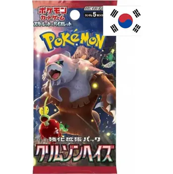 Sběratelská karetní hra Pokémon Scarlet and Violet Crimson Haze Booster - korejsky