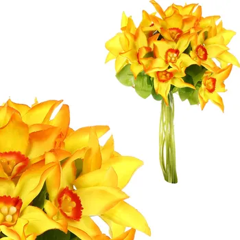 umělá květina Autronic Narcisky v pugetu, žluto-oranžové UKK312 YEL-OR