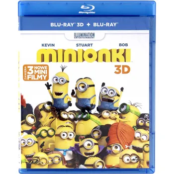 Minionki 3D+2D Blu Ray Blu-ray 3D disk