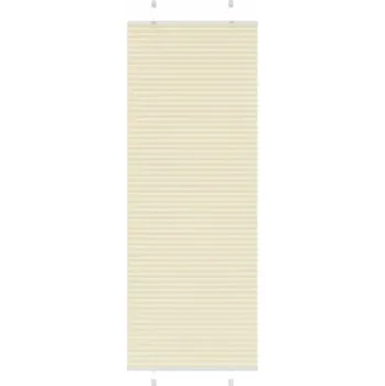 Roleta VidaXL Roleta plisé krémová 80 x 200 cm. Šířka látky 79,4 cm