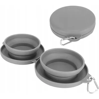 Miska pro psa Skládací misky pro psy, BPA free, potravinářský silikon 2 v 1 PG