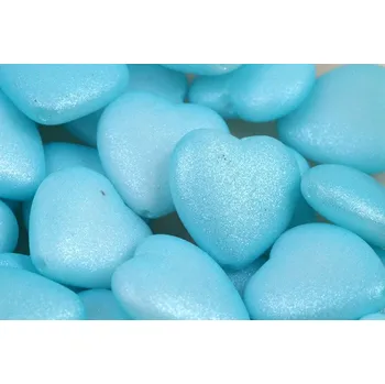 Dětské navlékací korálky Korálky srdíčka č.6158 (15x16mm)