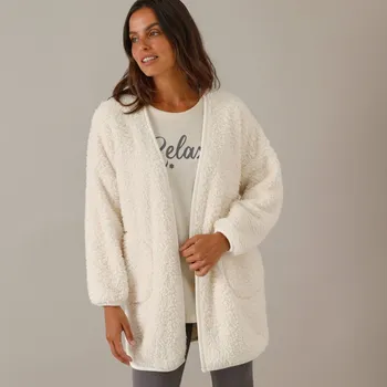 Domácí sherpa kabátek režná 34/36