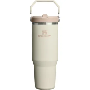 Termoska STANLEY Termoláhev s integrovanou slámkou The IceFlow™ Flip Straw 2.0 Tumbler 890 ml/30oz Cream