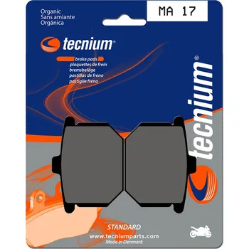 Nářadí na motocykly Brzdové destičky TECNIUM Street Organic - MA17 MA17
