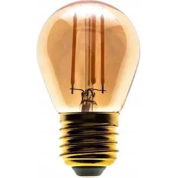 Žárovka LED žárovka filament E27 4W G45 teplá 2200K Amber