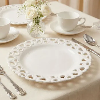 Talíř LA PORCELLANA BIANCA Valentino 20 cm - porcelánový dezertní talíř