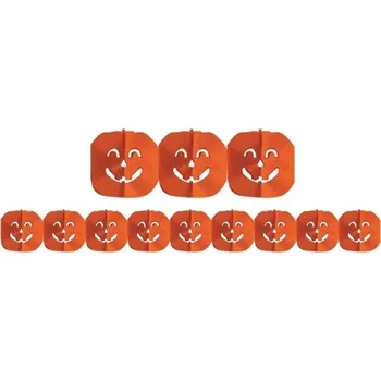 Girlanda dýně papírová 4 m x 18 cm