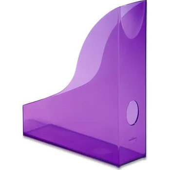 Archivační box Stojan na katalogy Durable Basic transparentní, transp. fialová