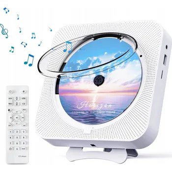 CD přehrávač RETRO PŘENOSNÝ CD PŘEHRÁVAČ S BLUETOOTH 5.0, FM RÁDIEM A DÁLKOVÝM OVLADAČEM