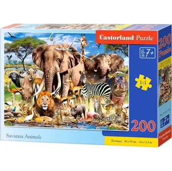 Dětské zboží Puzzle 200 dílků – Savanna Animals