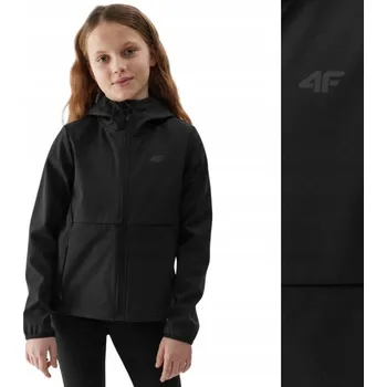 Pánská softshellová bunda DÍVČÍ JARNÍ PŘECHODOVÁ SOFTSHELLOVÁ BUNDA 4F PRO KAŽDODENNÍ NOŠENÍ