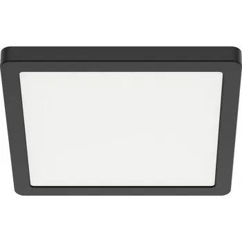 Stropní Svítidlo Evora Černé Čtvercové 12W 3CCT