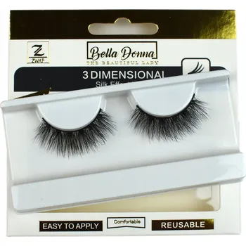 Péče o řasy a obočí UMĚLÉ HEDVÁBNÉ ŘASY NA PÁSKU 5D - D618N