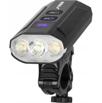 Cyklosvítilna Přední světlo na kolo DEDRA L0931 s funkcí powerbanky, USB-C, LED, 1200 lm