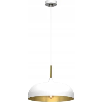 Závěsné svítidlo LINCOLN BÍLÁ/ZLATÁ 1xE27 35cm