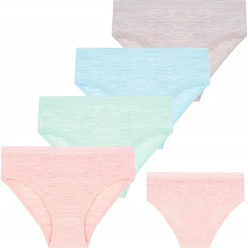 Dívčí kalhotky, dětské klasické hladké slipy MORAJ 4 ks, velikost 98-104