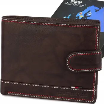 Peněženka Peněženka Beltimore , přírodní kůže, hnědá - muž