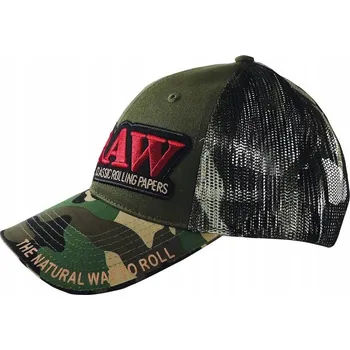 Kšiltovka Kšiltovka RAW Camo s pěchovadlem a síťkou vzadu