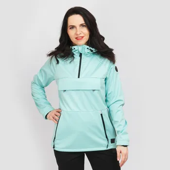 Dámská mentolová softshell bunda Velikost: S