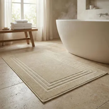 Koupelnová předložka Bavlněný koupelnový kobereček KLEINE WOLKE Lodge 80 x 50 cm