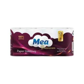 Toaletní papíry Suchý toaletní papír bez vůně MEA 8 ks