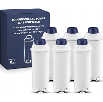 Náhradní díl pro kávovar 6x Vodní filtr do kávovaru Delonghi DLSC002 ECAM Dinamica Magnifica