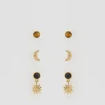 Reserved - Sada náušnic s přírodními kameny - vícebarevná - 064ID-MLC - 064ID-MLC-ONE