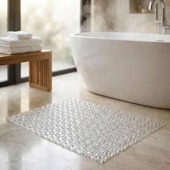 Protiskluzová podložka Protiskluzová podložka do sprchy průhledná KLEINE WOLKE Ivy 54 x 54 cm