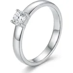 B-TOP Stříbrný prsten s moissanitem – Stříbro 925 Velikost prstenu: 54,3mm