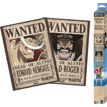 Dárkový set One Piece - Wanted Roger & Whitebeard