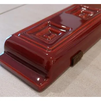 Krbová kamna La Nordica - náhradní kachle přední - GAIA bordo