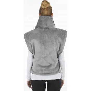 J1314 VITALMAXX VYHŘÍVANÁ DEKA NA KRK A ZÁDA ŠEDÁ 100 W