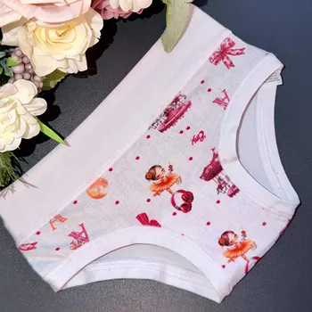 Dívčí oblečení Dětské kalhotky Emy B2984 bianco 9/10 (Velikost 134)